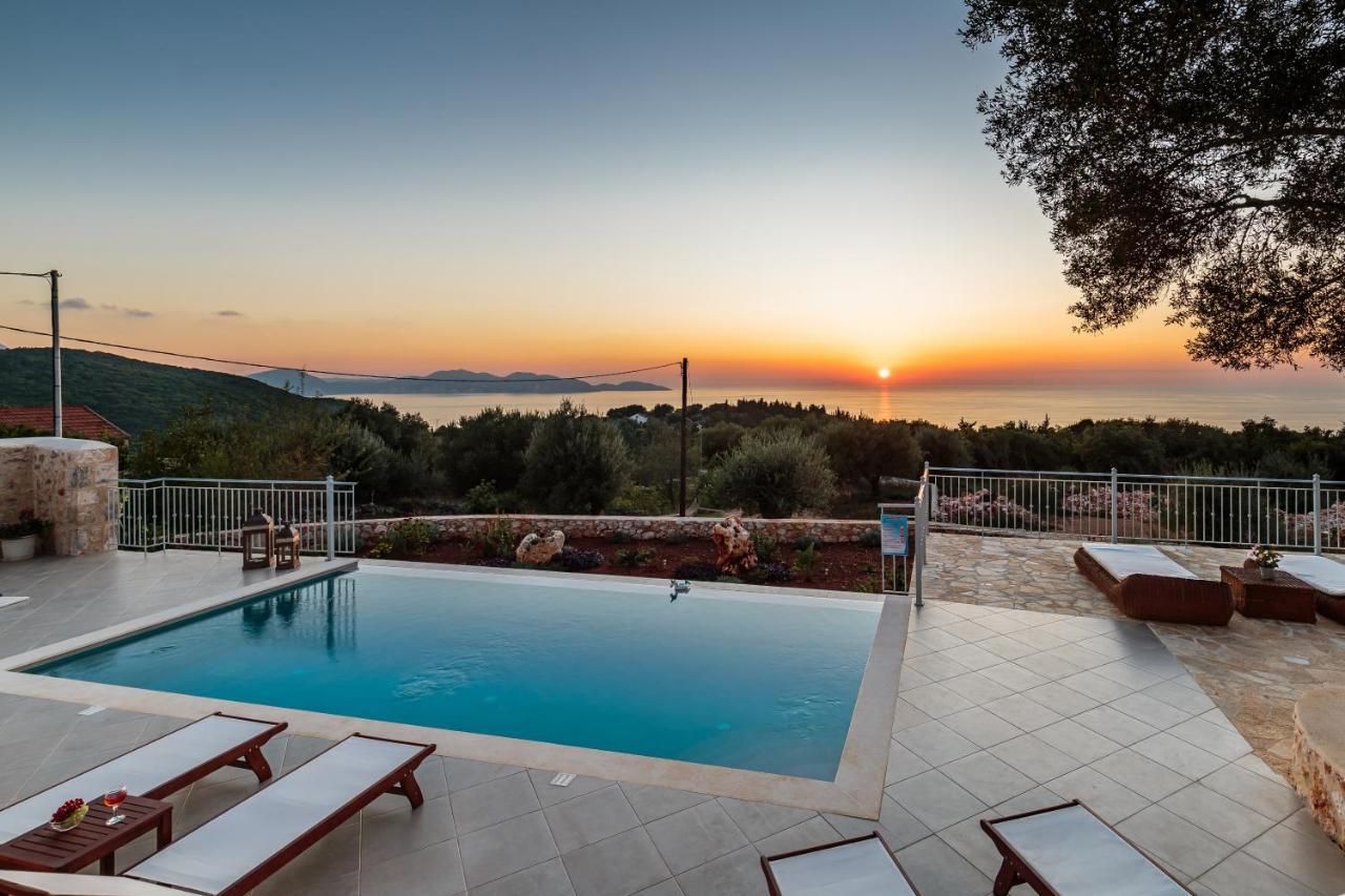 Fiscardo Luxury Stone Villa Alex ,With Sunset View! Fiskardo Exterior photo