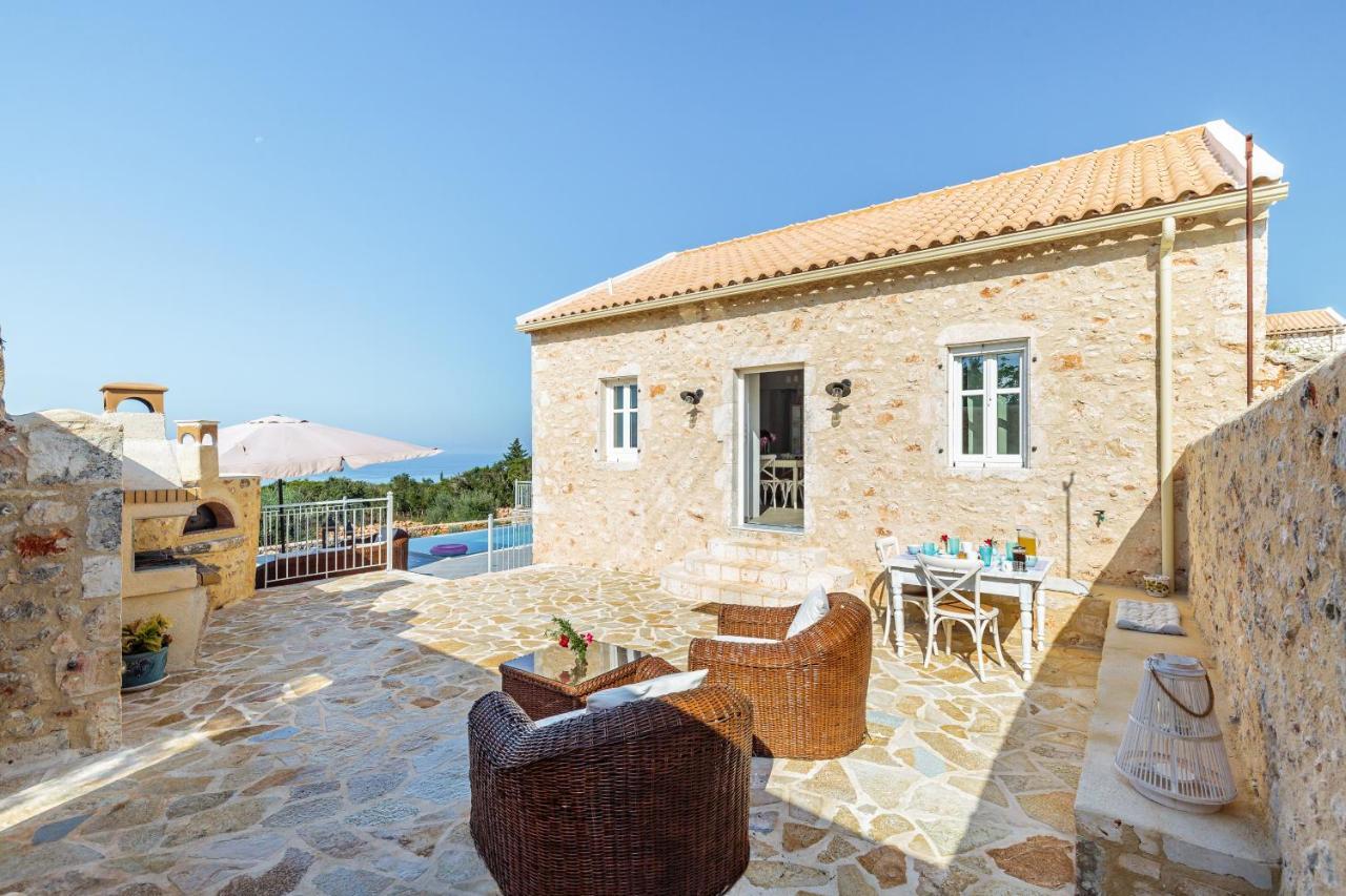 Fiscardo Luxury Stone Villa Alex ,With Sunset View! Fiskardo Exterior photo